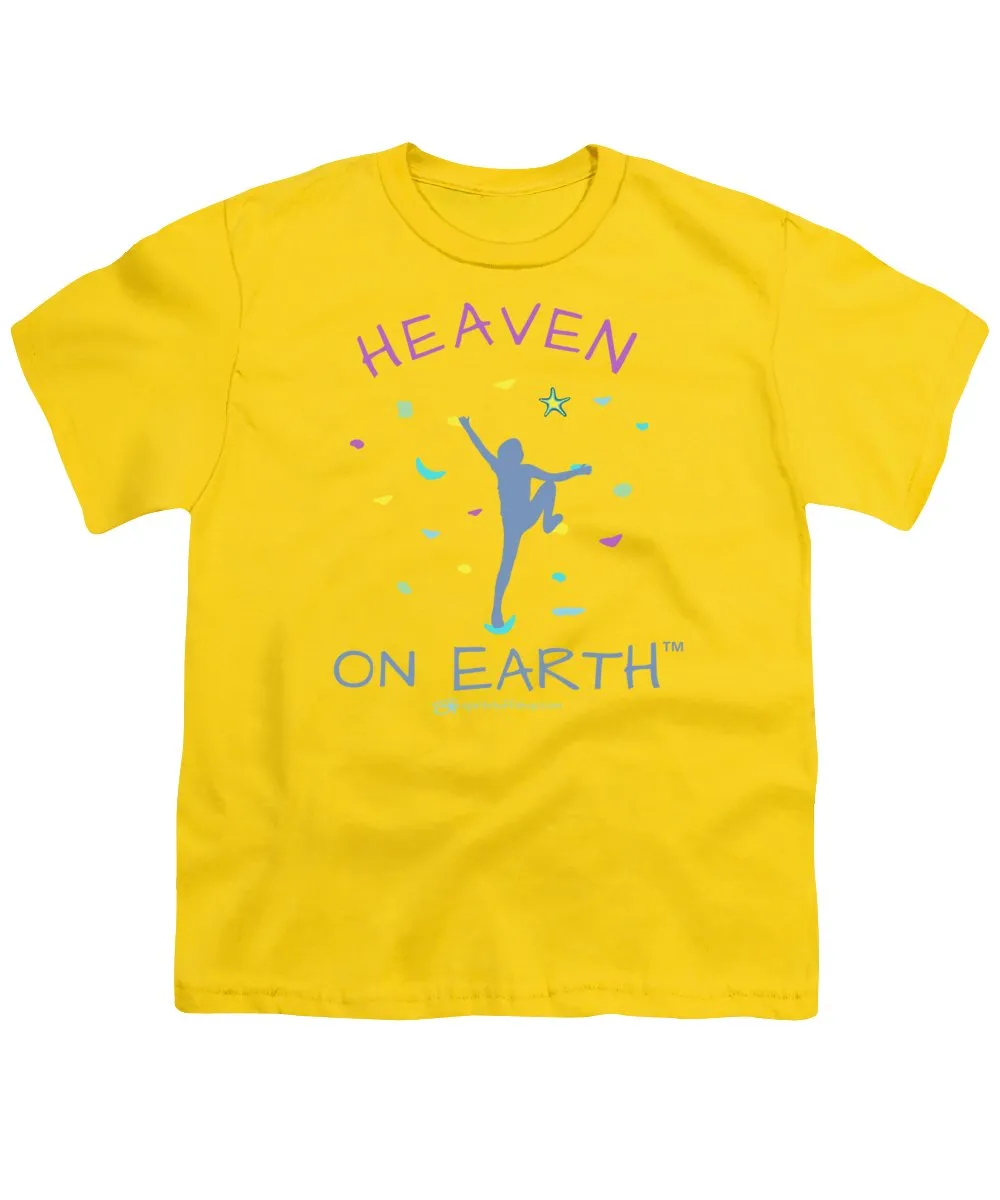 Rock Climbing Heaven On Earth - Youth T-Shirt
