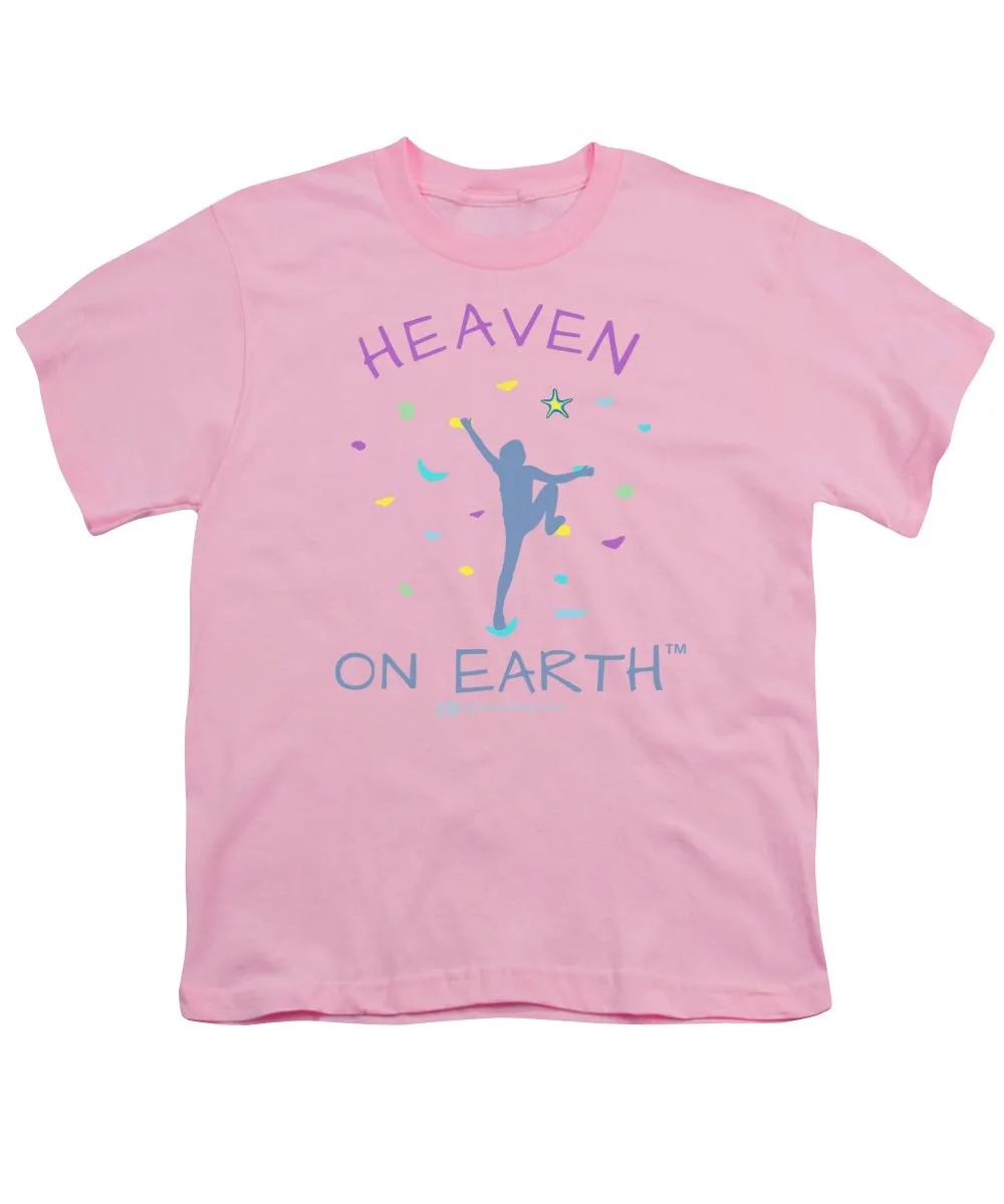 Rock Climbing Heaven On Earth - Youth T-Shirt