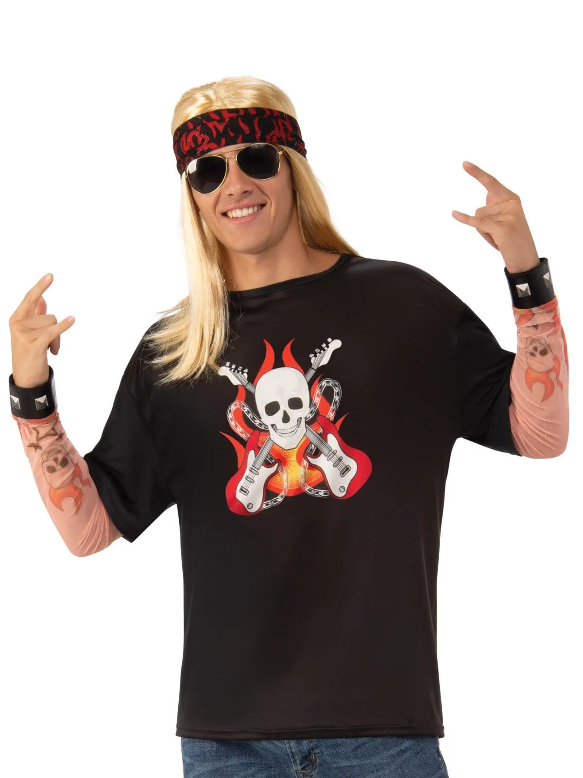 Rock Star 80s Hard Rocker Men's Costume