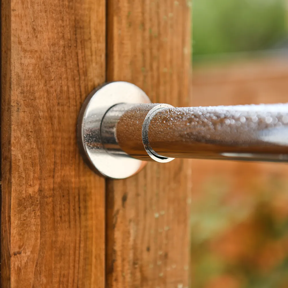 Rothley Endurance Stainless Steel Hanging Rail End Socket 25mm