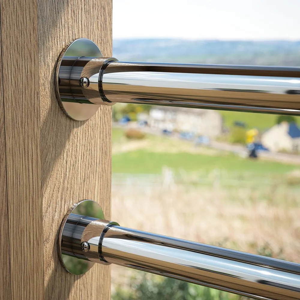 Rothley Endurance Stainless Steel Hanging Rail End Socket 25mm