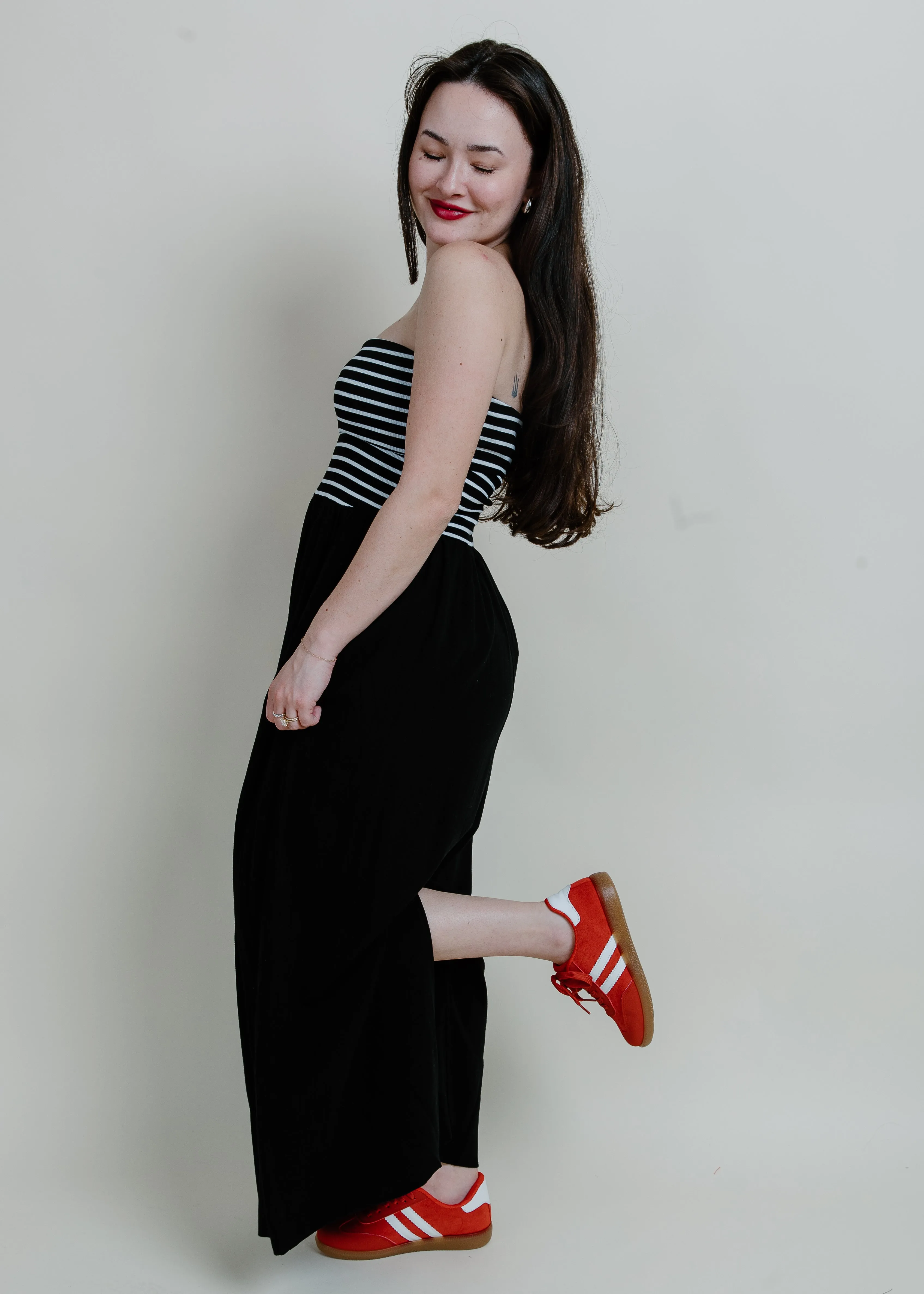 Seaside Tube Top Dress - Black