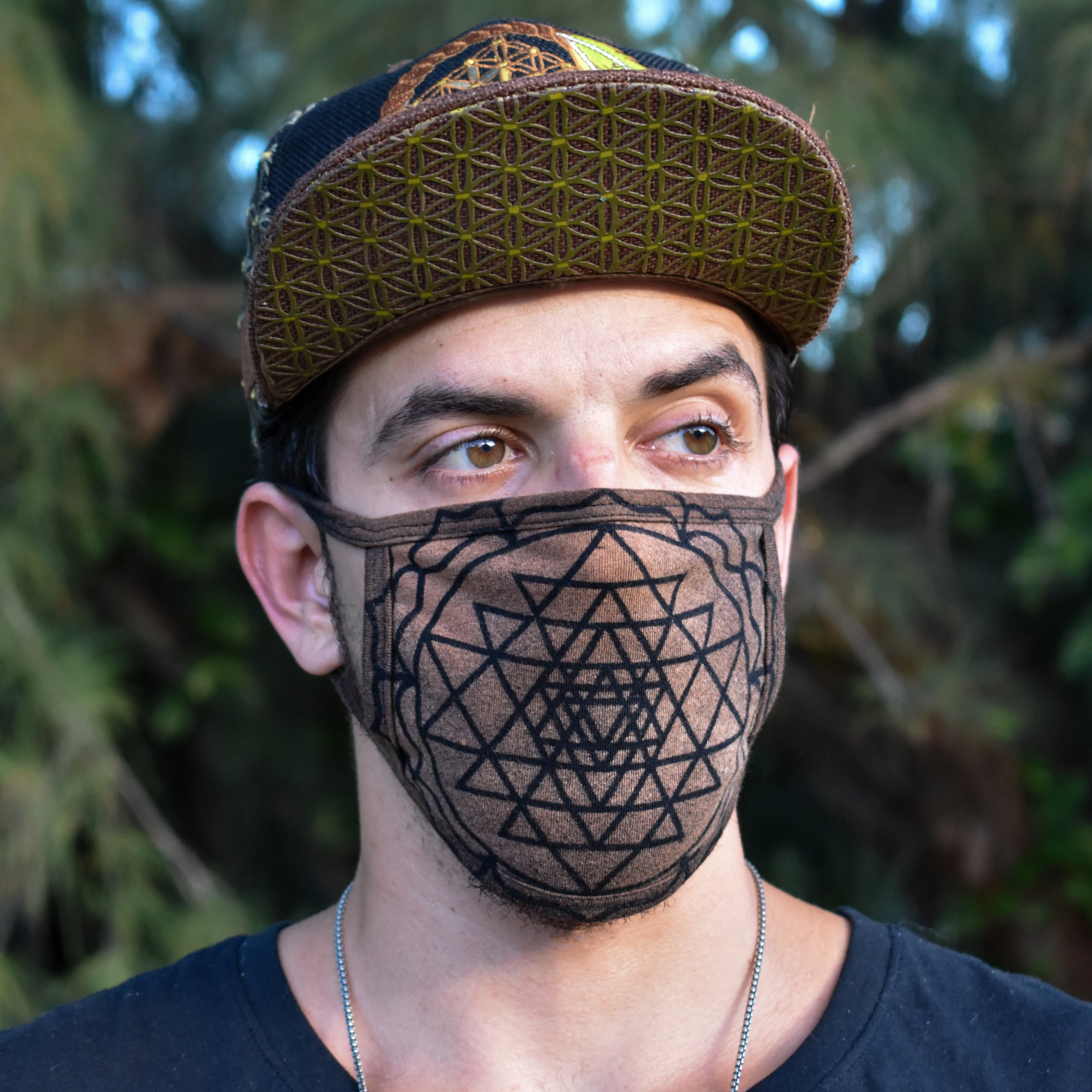 Sri Yantra Face mask