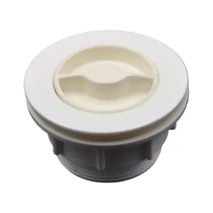 Standard 50mm White Plastic Body Plug and Waste Unit