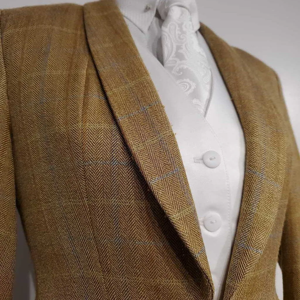 Tan Multi Windowpane Daycoat