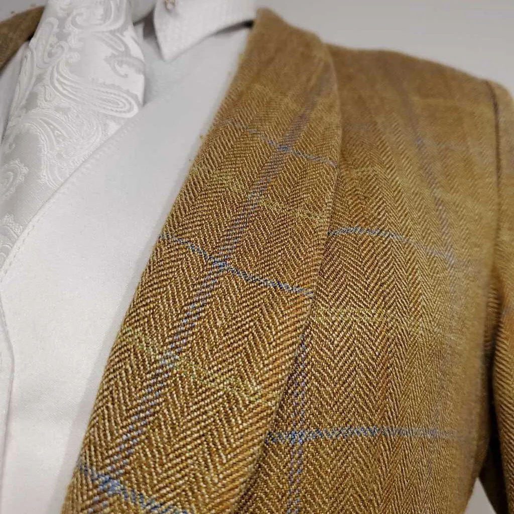 Tan Multi Windowpane Daycoat