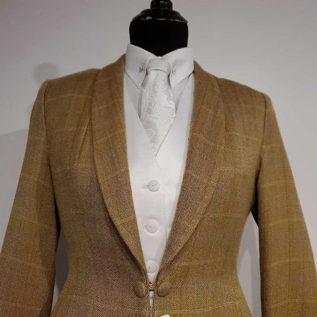 Tan Multi Windowpane Daycoat