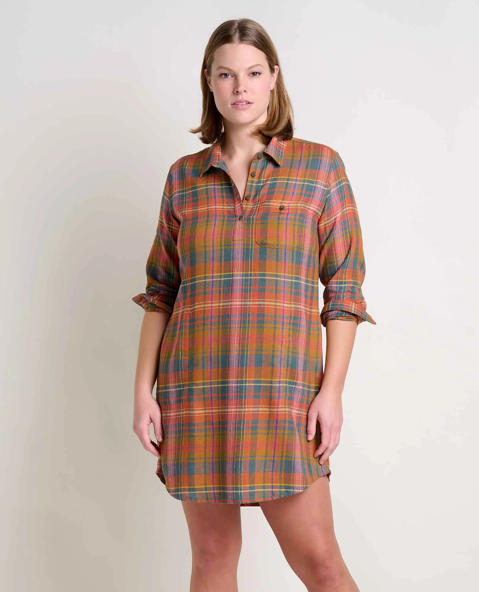 Toad&Co Women's Re-Form Popover Long Sleeve Dress