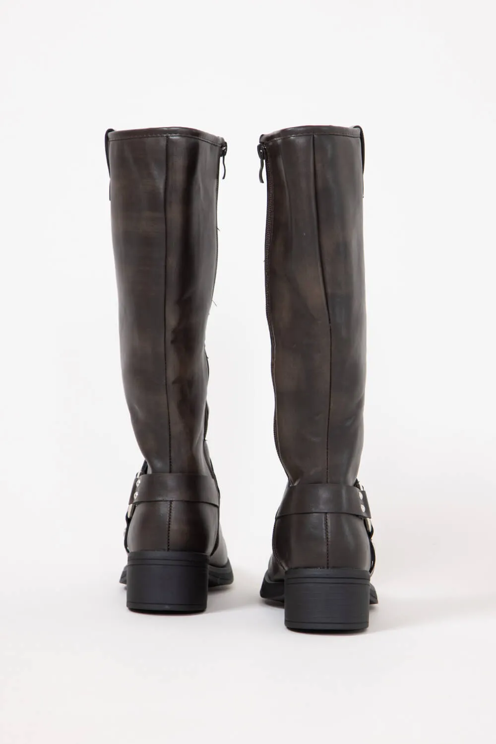 Top Moda Berline Tall Boots for Women in Brown/Grey | BERLINE-5 GREY