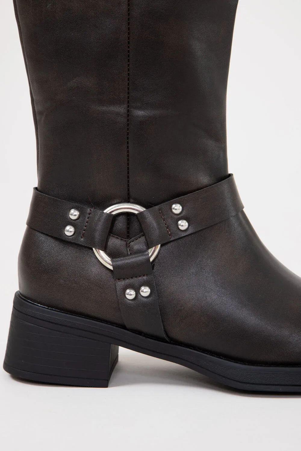 Top Moda Berline Tall Boots for Women in Brown/Grey | BERLINE-5 GREY