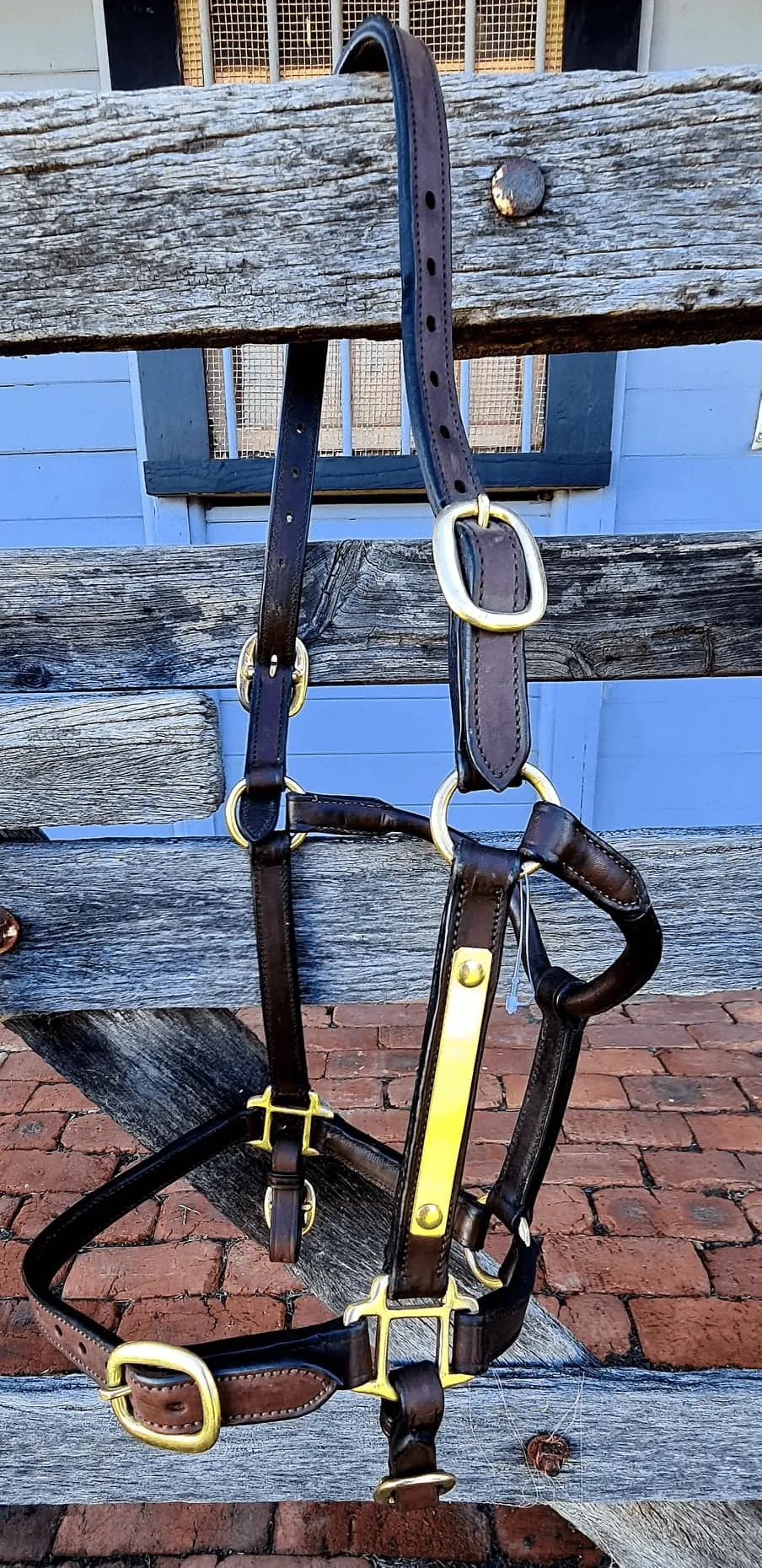 Toprail Premium Leather Yearling Halter