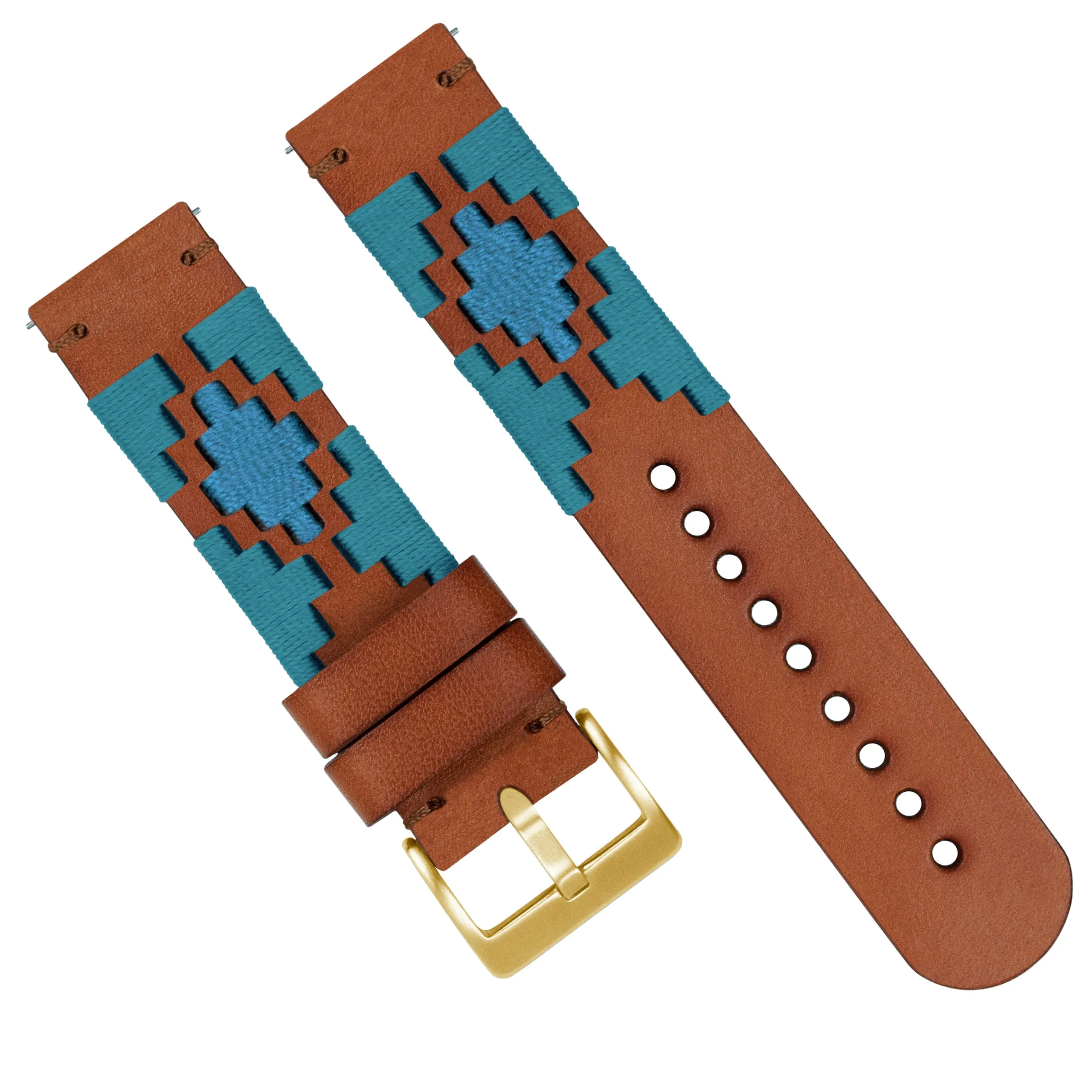 Turquoise Sky Gaucho Watch Band