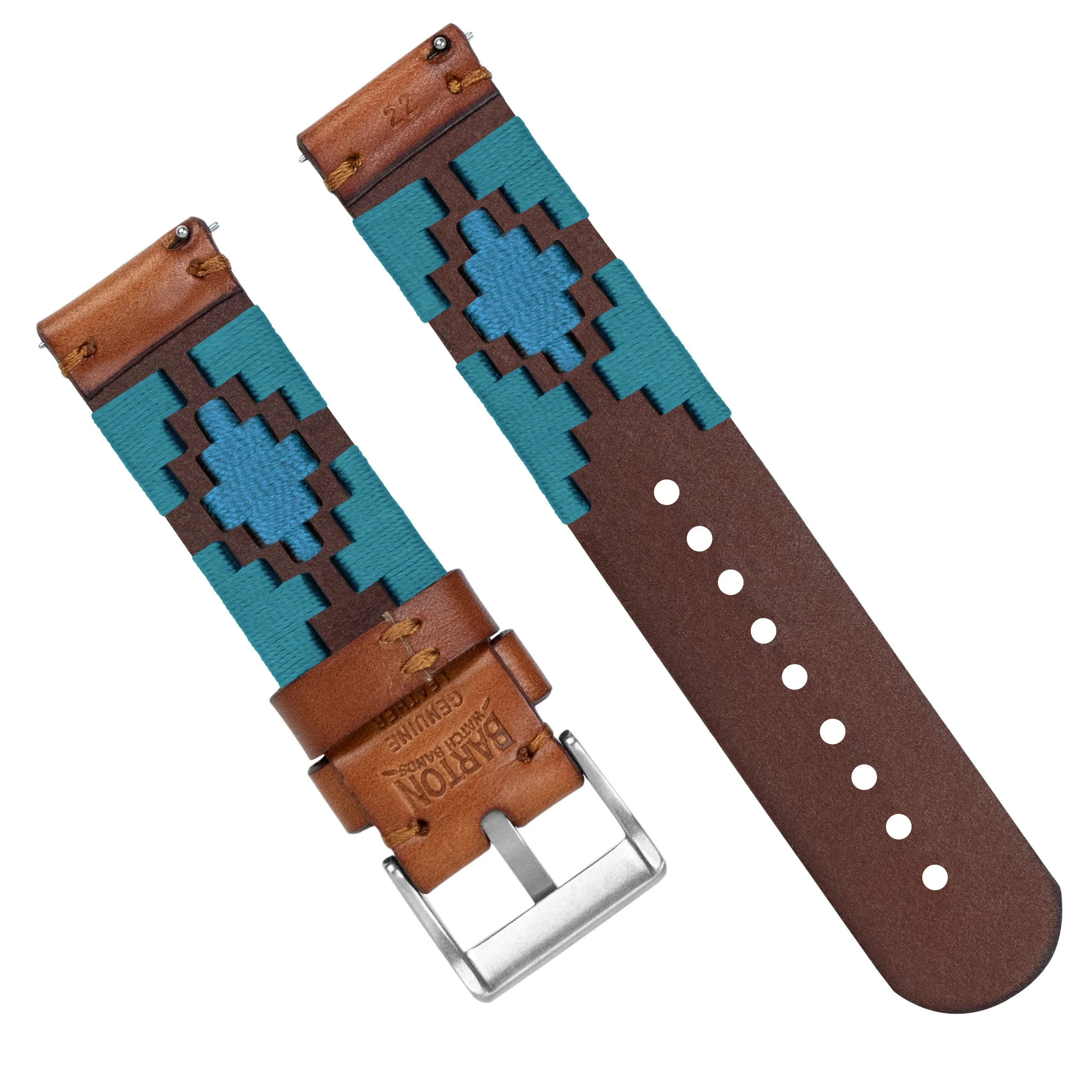 Turquoise Sky Gaucho Watch Band