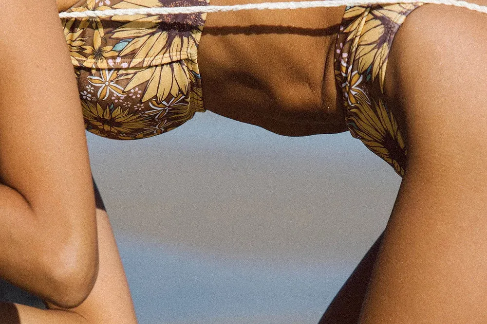 Two Piece Bottom in Sunflower