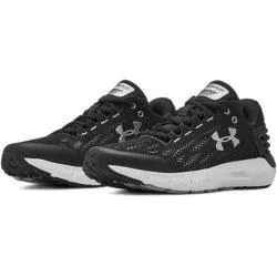 Under Armour Jet Grey/Onyx White/Metallic Silver Charged Rogue Sneaker