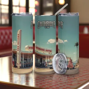 Vintage Coffee Bar Skinny Tumbler