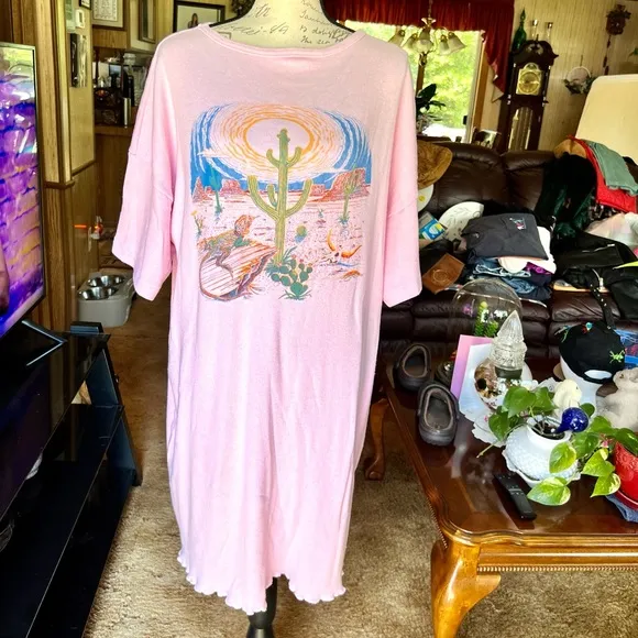 🌵🦎Woman’s vintage Shatex Sportswear cotton desert 🌵 dress 🏜️  🦎