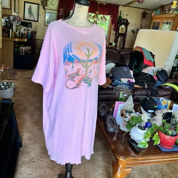 🌵🦎Woman’s vintage Shatex Sportswear cotton desert 🌵 dress 🏜️  🦎