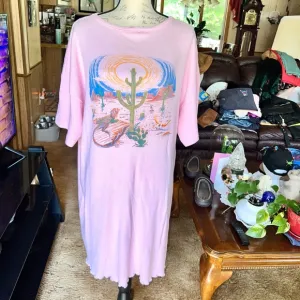 🌵🦎Woman’s vintage Shatex Sportswear cotton desert 🌵 dress 🏜️  🦎