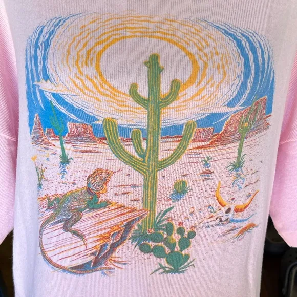 🌵🦎Woman’s vintage Shatex Sportswear cotton desert 🌵 dress 🏜️  🦎
