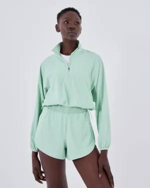 Womens Agility Half Zip Jacket Fresh Mint