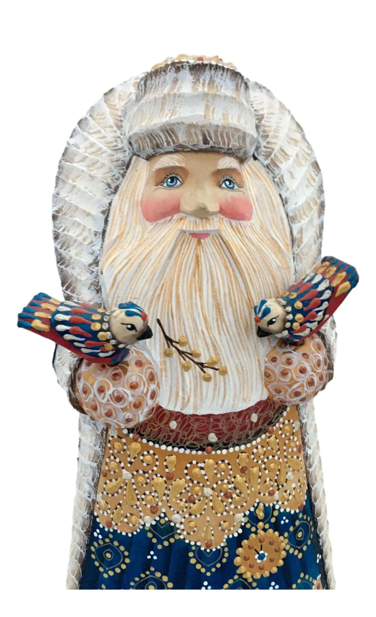Wooden Handcrafted Ded Moroz Figurine