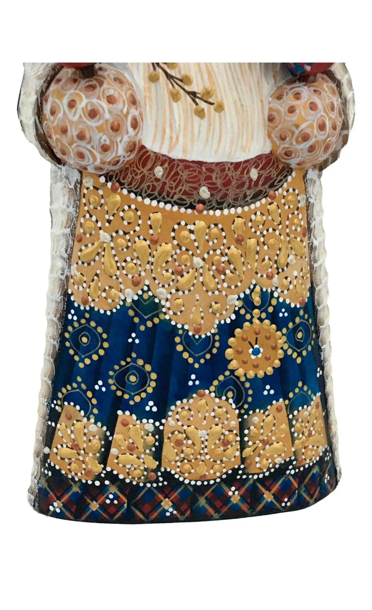 Wooden Handcrafted Ded Moroz Figurine