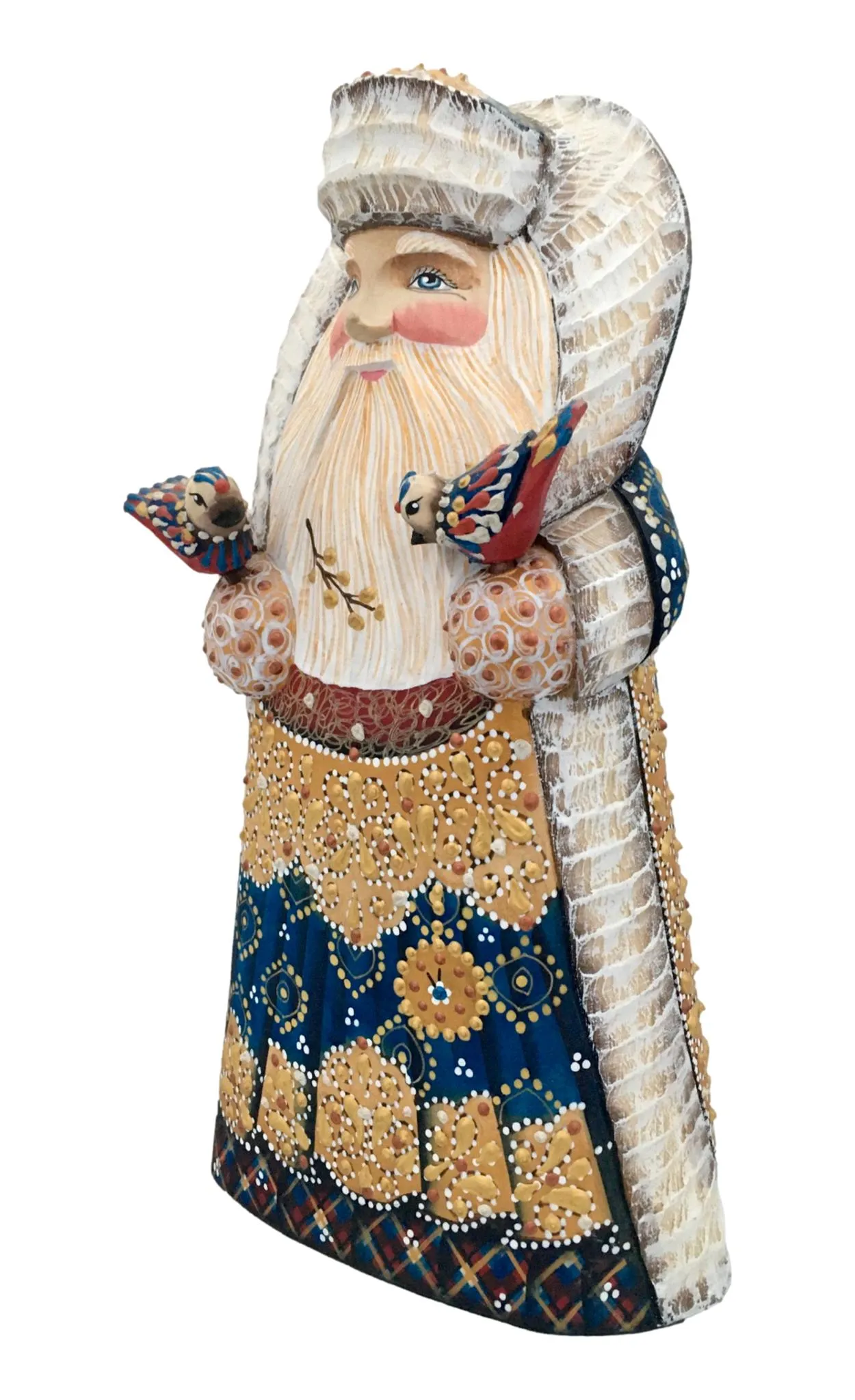 Wooden Handcrafted Ded Moroz Figurine
