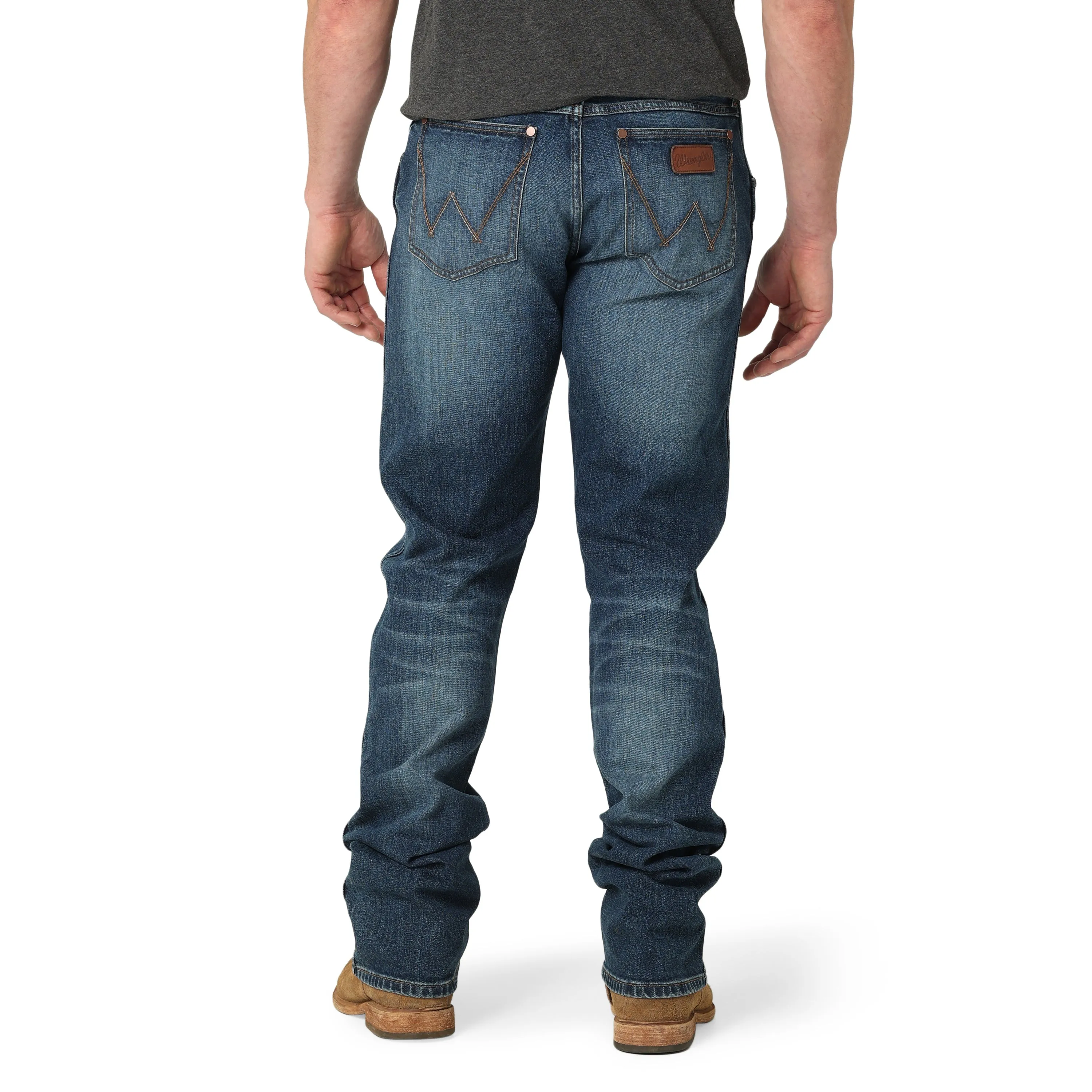 Wrangler Men's Retro Slim Straight Jean Ranch