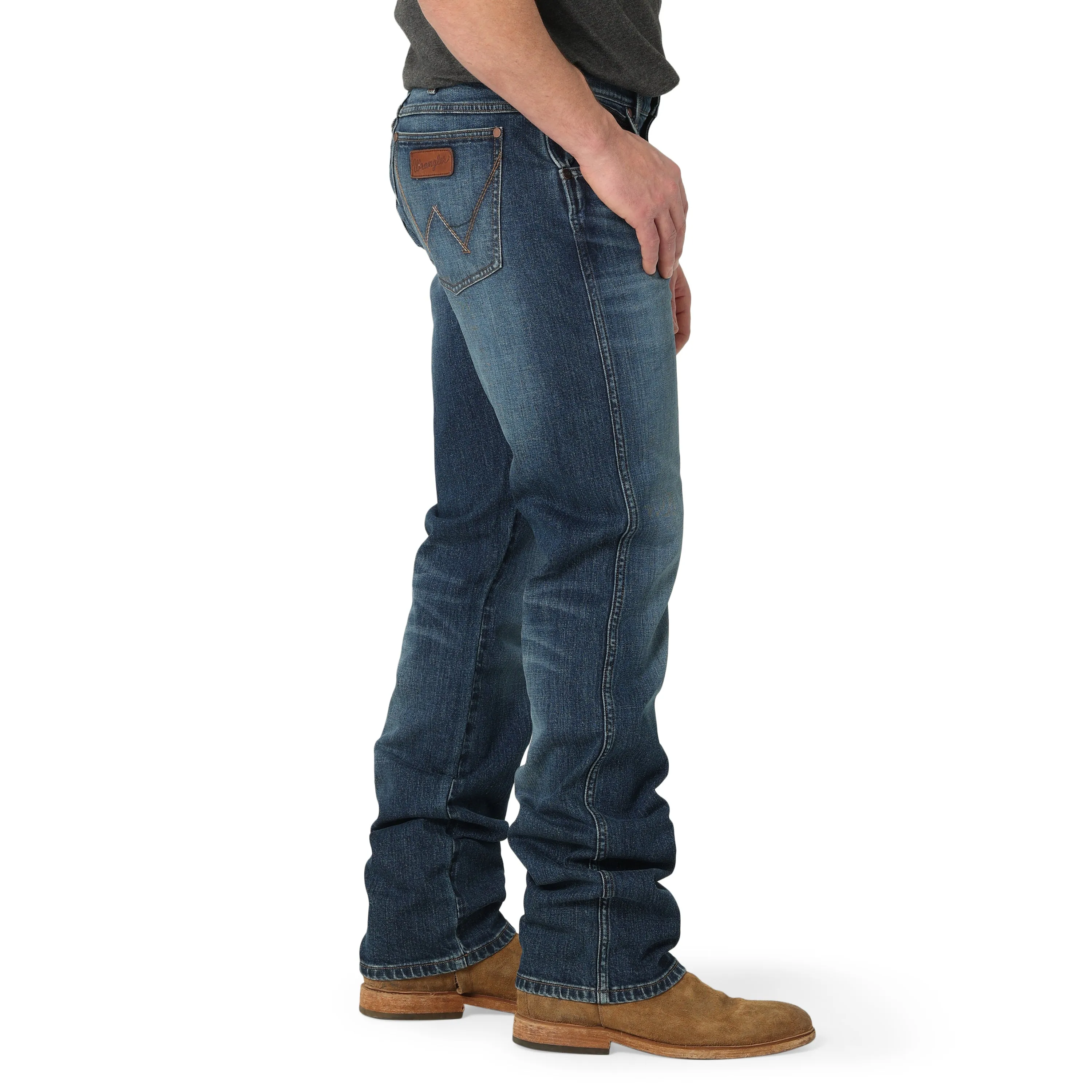 Wrangler Men's Retro Slim Straight Jean Ranch