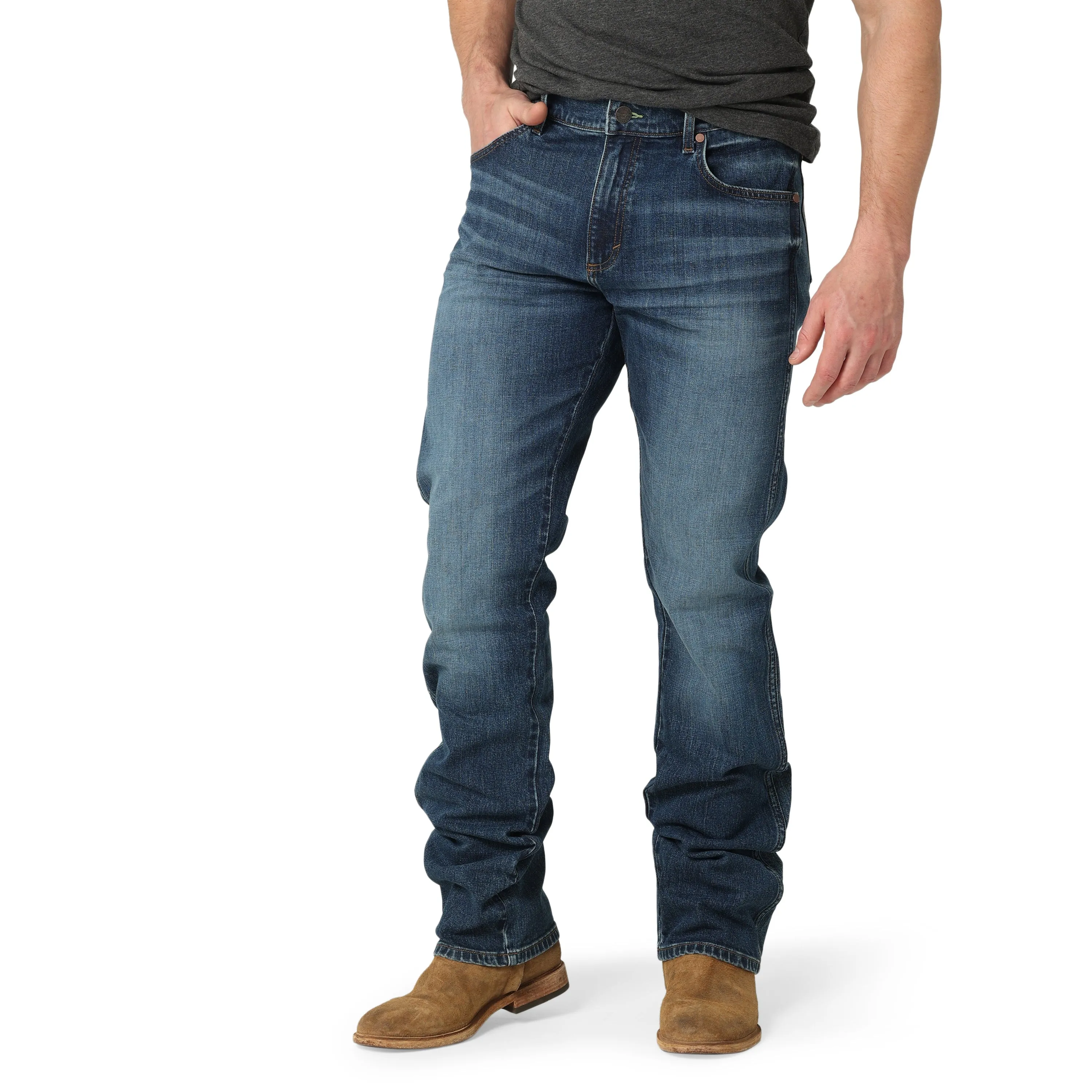 Wrangler Men's Retro Slim Straight Jean Ranch