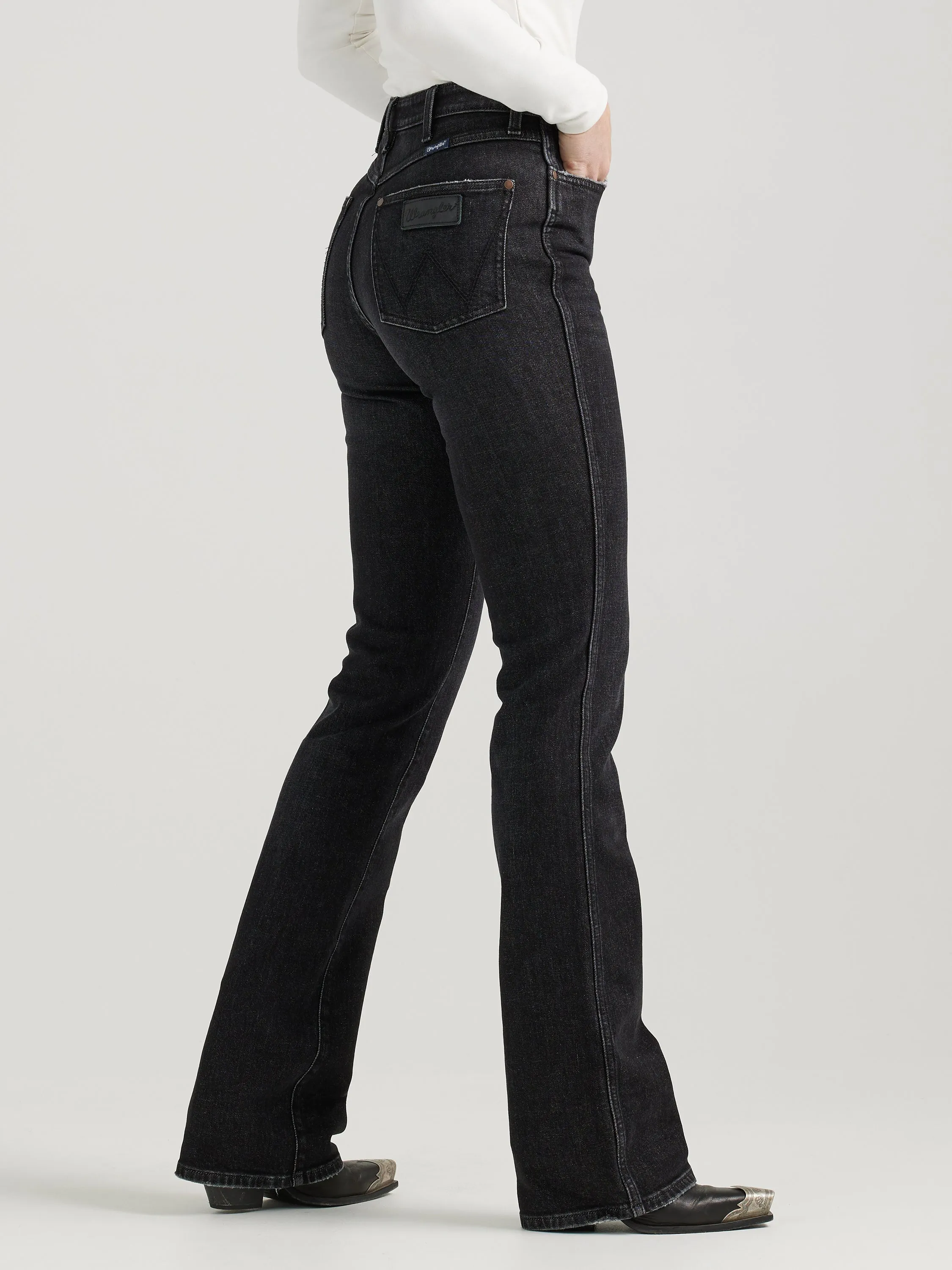 Wrangler Women's Retro Bailey High Rise Bootcut Jean Rachel